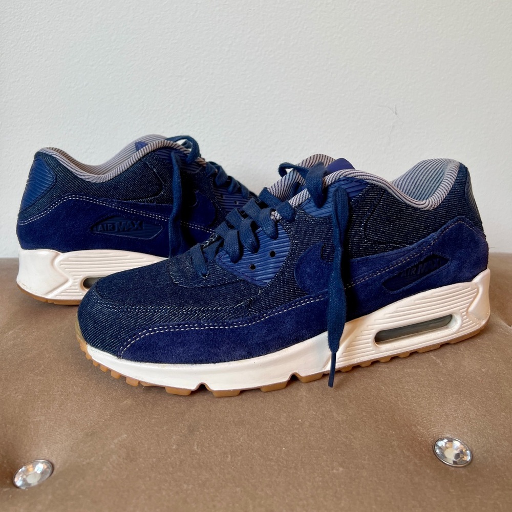 WMNS AIR MAX 90 SE 'BINARY BLUE' {W 10} - Picture 2 of 8